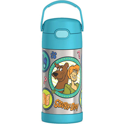 THERMOS FUNTAINER 12Oz Kids Stainless Steel Vacuum Insulated Water Bottle with Lid, Scooby-Doo Image 1