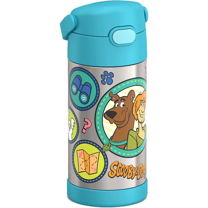 THERMOS FUNTAINER 12Oz Kids Stainless Steel Vacuum Insulated Water Bottle with Lid, Scooby-Doo Image 5