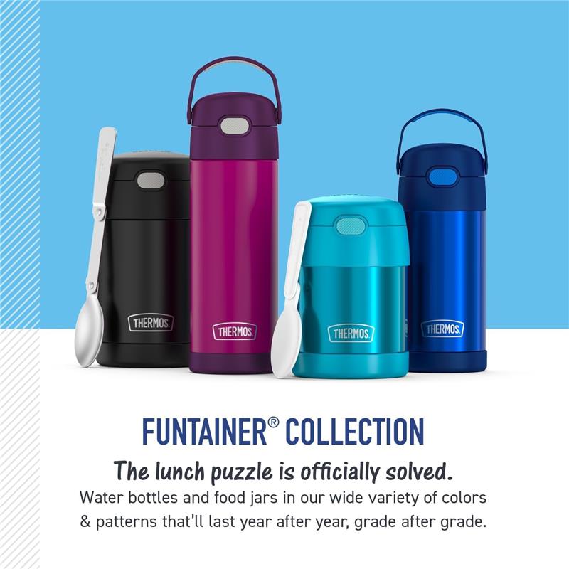 THERMOS FUNTAINER 16Oz Stainless Steel Vacuum Insulated Bottle with Wide Spout Lid, Toy Story Buzz Image 7