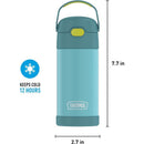 Thermos Funtainer Bottle 12 Oz, Blue/Green Image 3