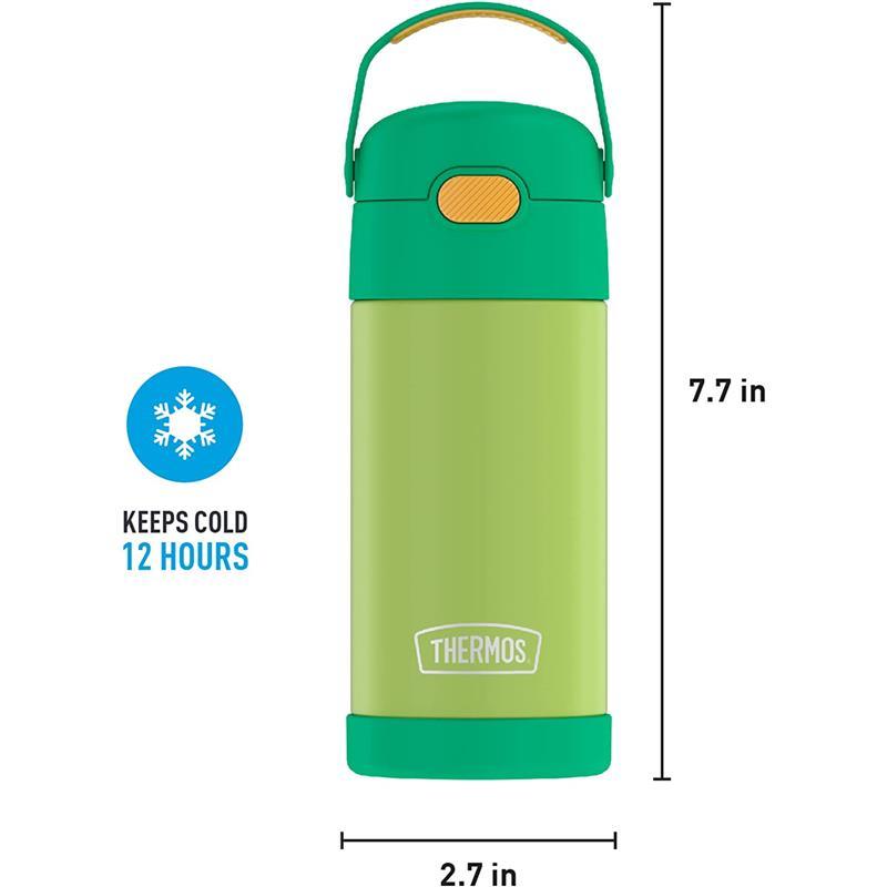 Thermos Funtainer Bottle 12 Oz, Lime/Orange Image 3