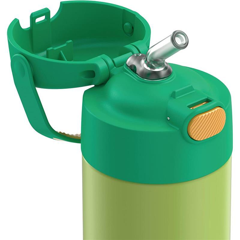 Thermos Funtainer Bottle 12 Oz, Lime/Orange Image 5