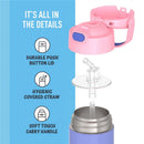 Thermos FUNtainer Stainless Steel Water Bottle 12 oz - Purple & Pink Image 4
