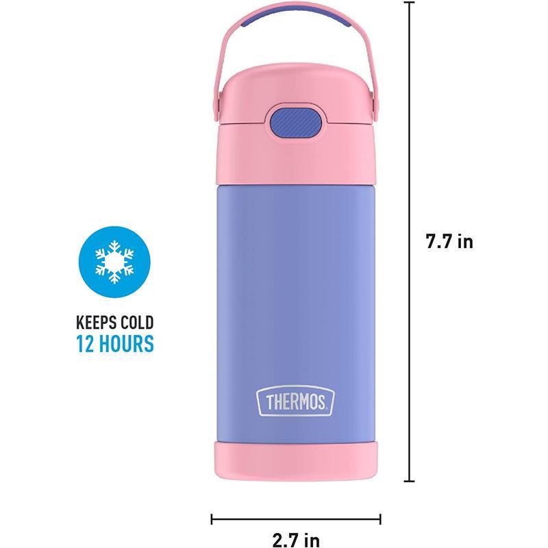 THERMOS FUNTAINER STRAW BOTTLE -- PINK/PURPLE