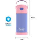 Thermos Funtainer Bottle 12 Oz, Purple Pink Image 4