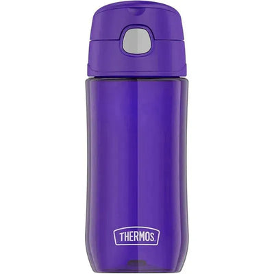 Thermos Funtainer Hydration Plastic Bottle With Spout Lid 16 Oz, Purple Image 1