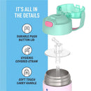 THERMOS FUNTAINER Water Bottle with Straw, 12oz, Stitch Image 4