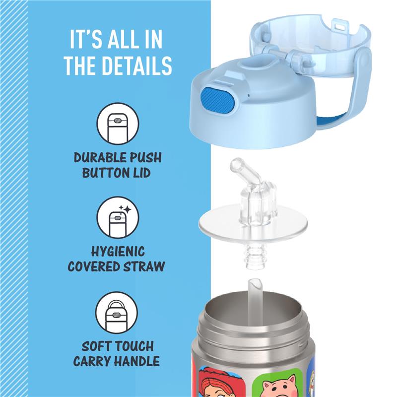 THERMOS FUNTAINER Water Bottle with Straw, 12oz, Toy Story 5 Image 4