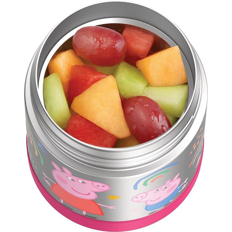 Thermos Funtainer 10 Ounce Stainless Steel Vacuum Insulated Kids Food Jar with Spoon, Peppa Pig