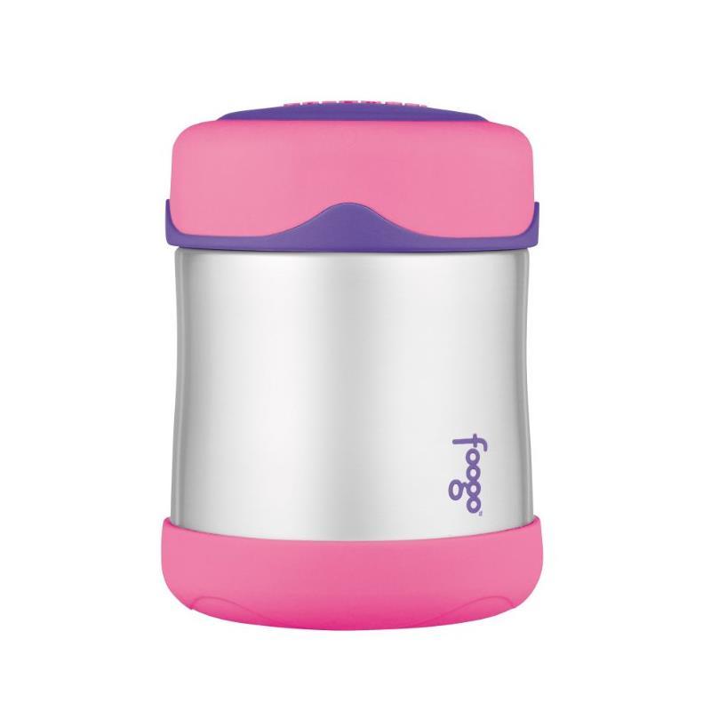 Thermos Pink Foogo Vacuum Insulated Food Jar, 10 oz. Image 1