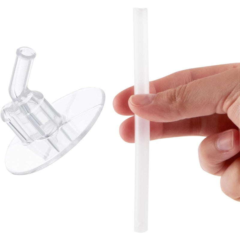 Thermos FUNtainer Replacement Straw Set - 2 Pack Clear Image 4