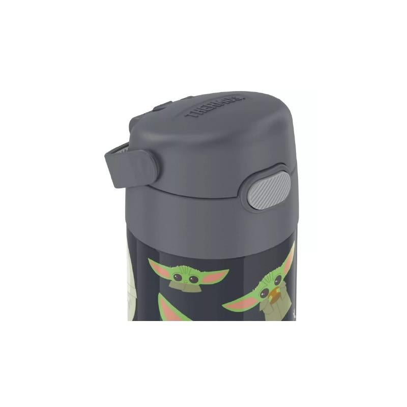 Thermos - Stainless Steel Insulated 12 Oz Straw Bottle, Mandalorian Image 2