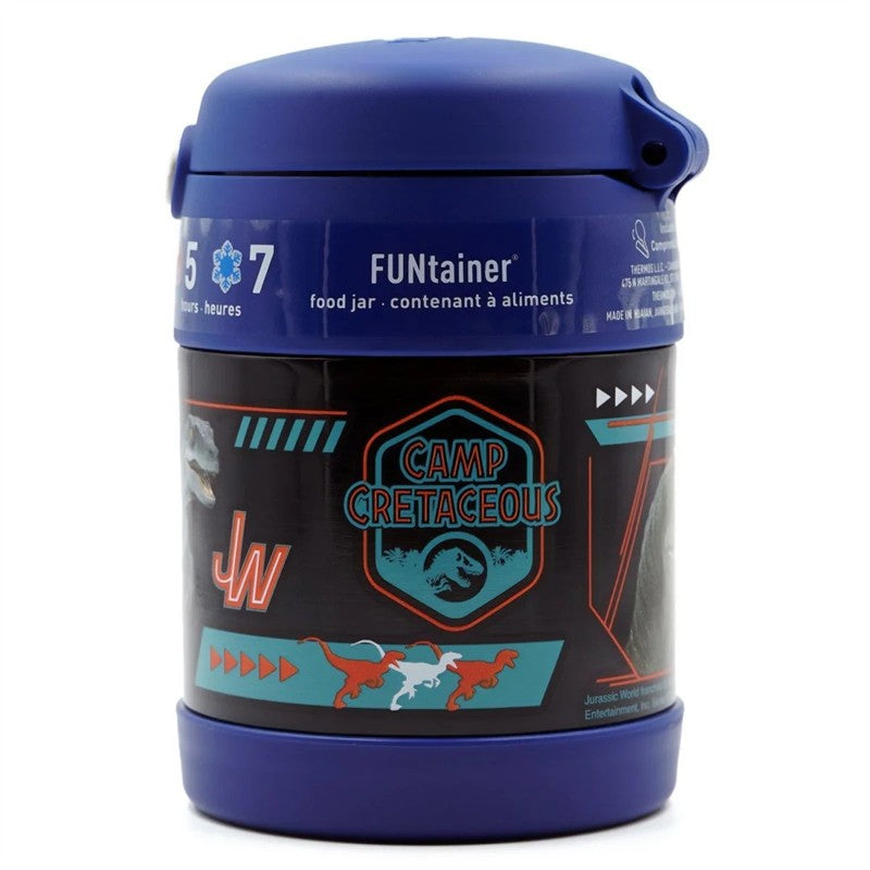 Thermos Stainless Steel Food Jar with Spoon 10 oz - Jurassic World Image 2