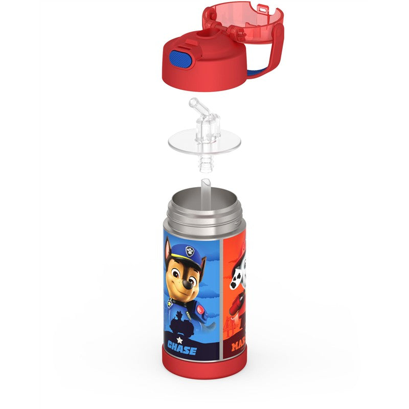 Thermos FUNtainer Stainless Steel Water Bottle 12 oz - Paw Patrol Boy Image 4