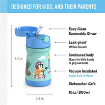 Thermos FUNtainer Stainless Steel Water Bottle 10 oz - Bluey Image 2