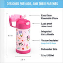 Thermos FUNtainer Stainless Steel Water Bottle 12 oz - Minnie Mouse Image 2