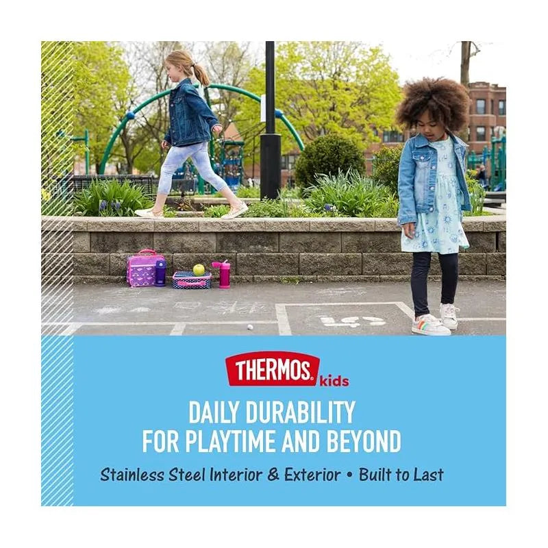 THERMOS - Vacuum Insulated Stainless Steel 12oz Straw Bottle Trolls3 Image 3