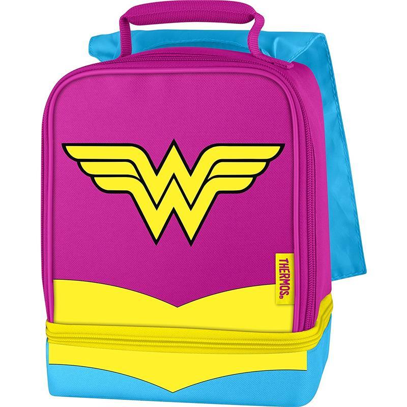 Thermos - Wonder Woman With Cape Dual Compartment Lunch Kit Image 1