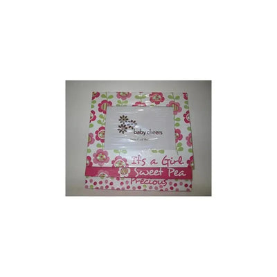 Three Cheers 4 x 6 Baby Picture Frame, 3pk Pink.