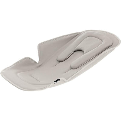 Thule Newborn Inlay New in soft gray fabric, designed for added comfort and support for infants in strollers.