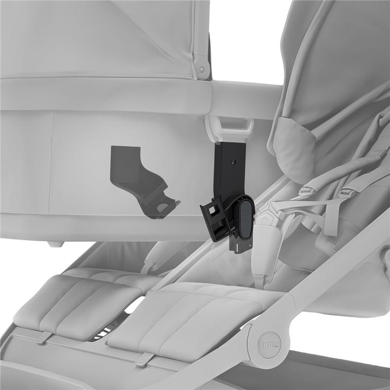 Thule - Urban Glide 3 Double Bassinet Adapter, Black Image 2