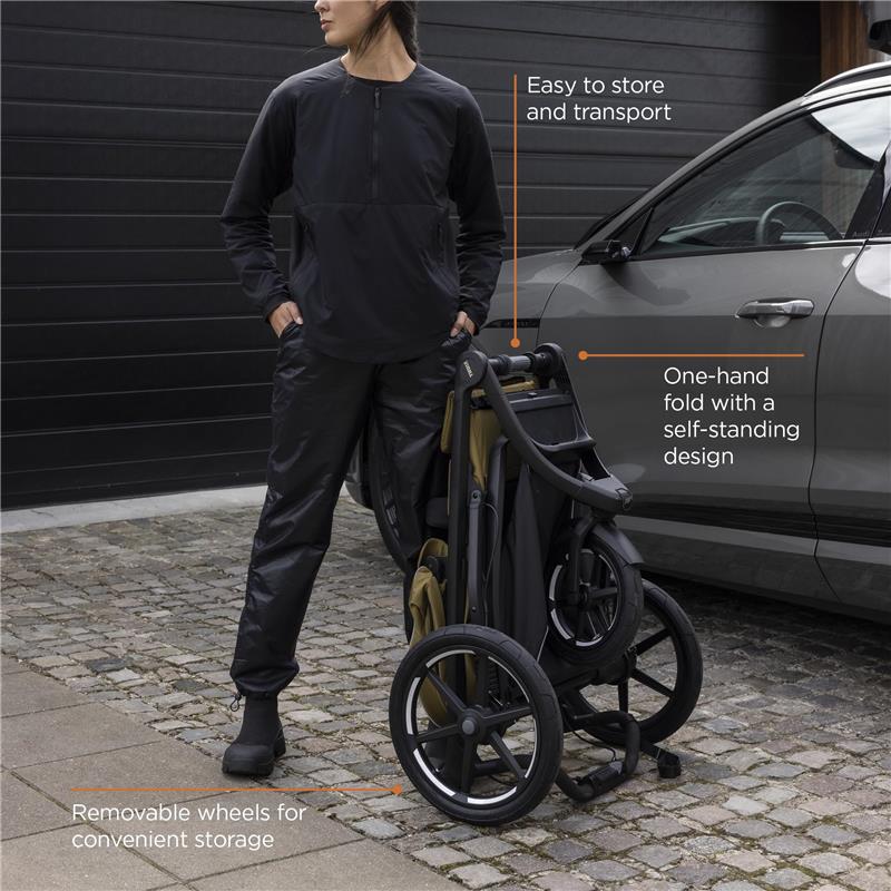 Thule Urban Glide 3 Single Child All-Terrain Stroller, Black Image 4
