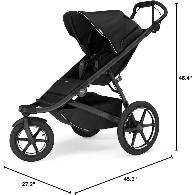 Thule - Urban Glide 3 Single Child All-Terrain Stroller Black Image 8