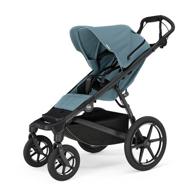 Thule - Urban Glide 4-Wheel Single Child All-Terrain Stroller, Mid Blue Image 1
