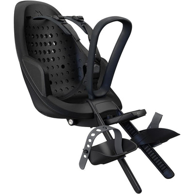 Thule Yepp 2 Mounted Child Bike seat, Adjustable footrests, Easy to Mount Design - Mini Black Image 1