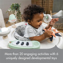 Tiny Love 5-in-1 Here I Grow Stationary Activity Center – Black & White Décor Collection, Black & White Image 2