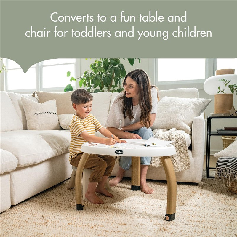 Tiny Love 5-in-1 Here I Grow Stationary Activity Center – Black & White Décor Collection, Black & White Image 7