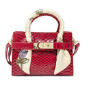 Tiny Treats - Crocodile Scarf Handbag, Red Image 1