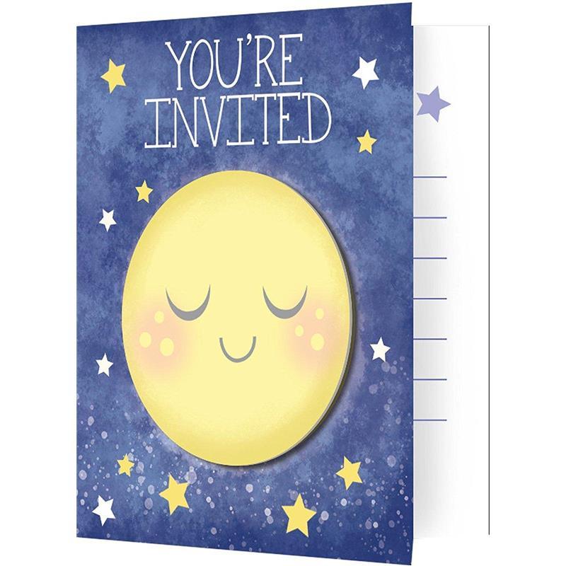 To The Moon And Back Invitations, 8-Pack Image 1