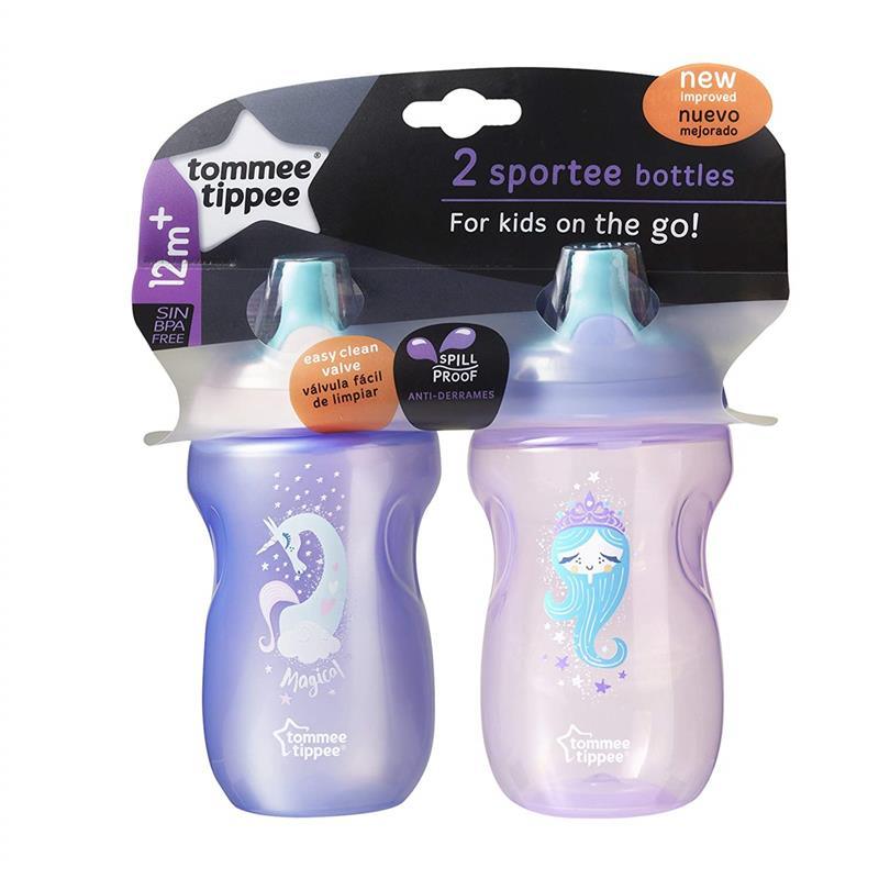 Tommee Tippee 2-Pack 10oz Toddler Sportee Bottle 12+ Months - Colors May Vary Image 11