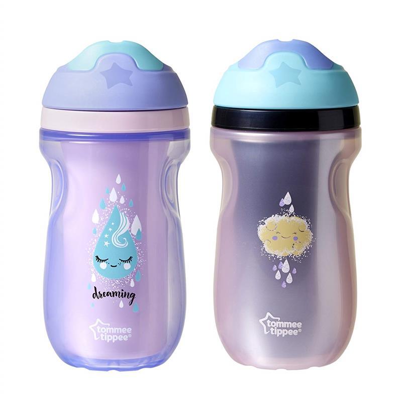 Tommee Tippee Insulated 9oz Non-Spill Portable Toddler Cup - 2pk