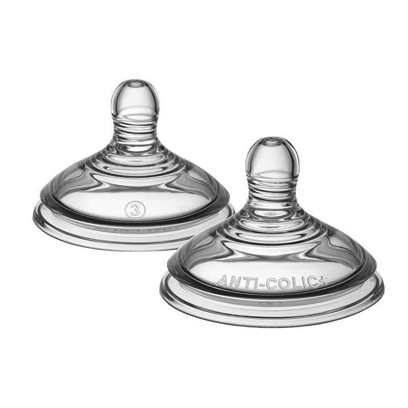 Tommee Tippee 2-Pack Advanced Anti-Colic Fast Flow Baby Bottle Nipples - 6+ Months Image 5