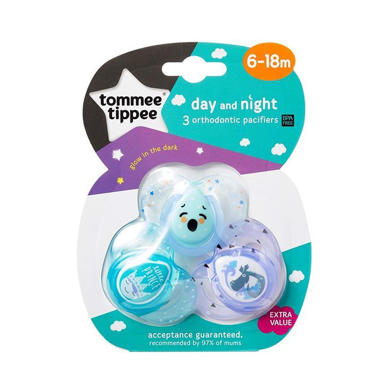 Save on Tommee Tippee Night Time Orthodontic Pacifier 18-36 Months Order  Online Delivery