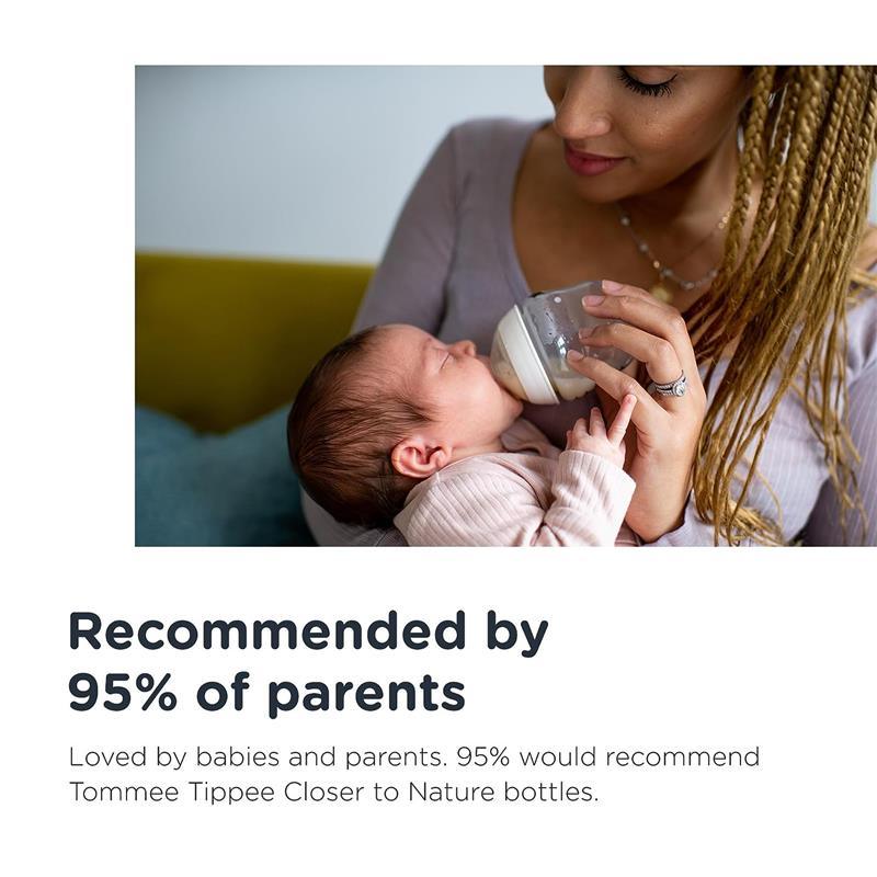 Tommee Tippee - Close to Nature Bottle - 9oz, White, 3 Pack Image 5
