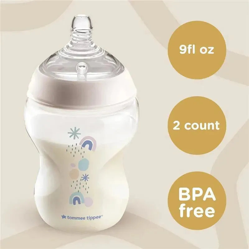 Tommee Tippee - Closer To Nature 2Pk 9Oz, Deco Bottle Girl Image 6