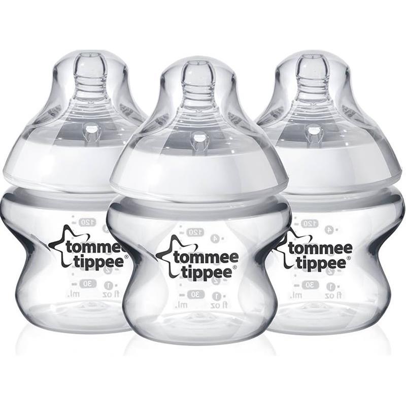 Tommee Tippee Closer to Nature Bottle - 5oz, White, 3 Pack Image 1