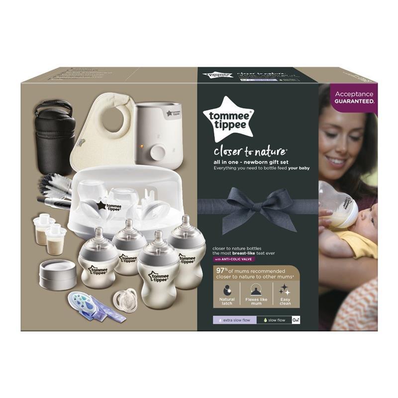 Tommee Tippee Closer To Nature Complete Newborn Starter Kit, Baby Bottle Gift Set Image 4