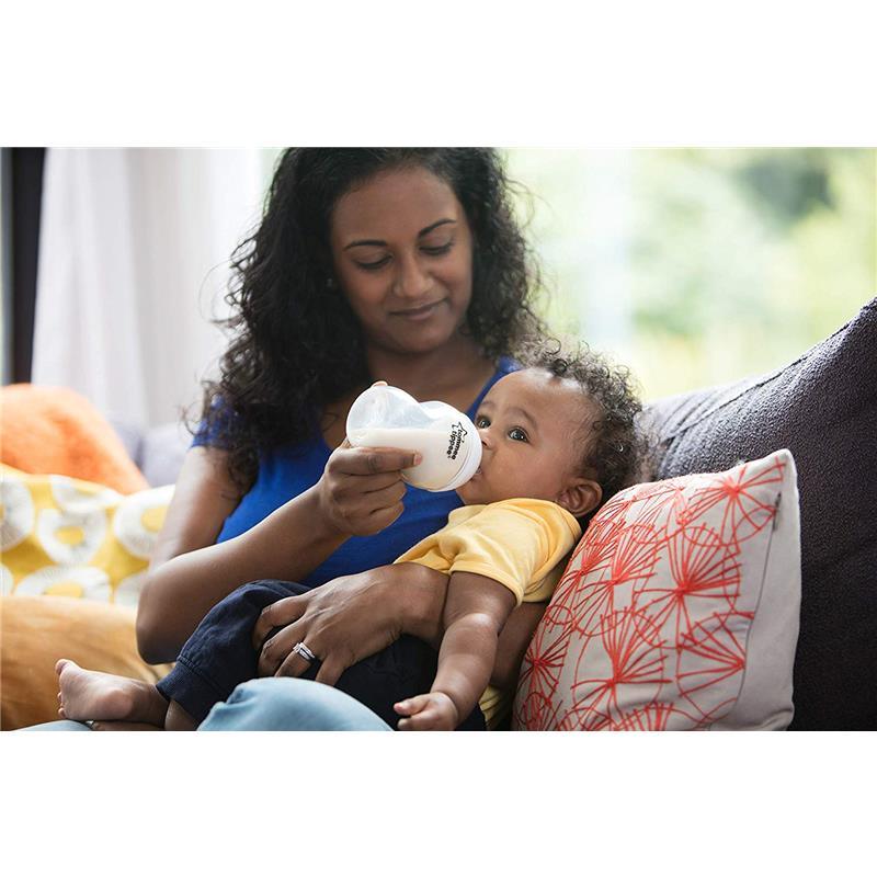 Tommee Tippee - Closer To Nature Newborn Baby Bottle Feeding Starter Set Kit - White Image 8