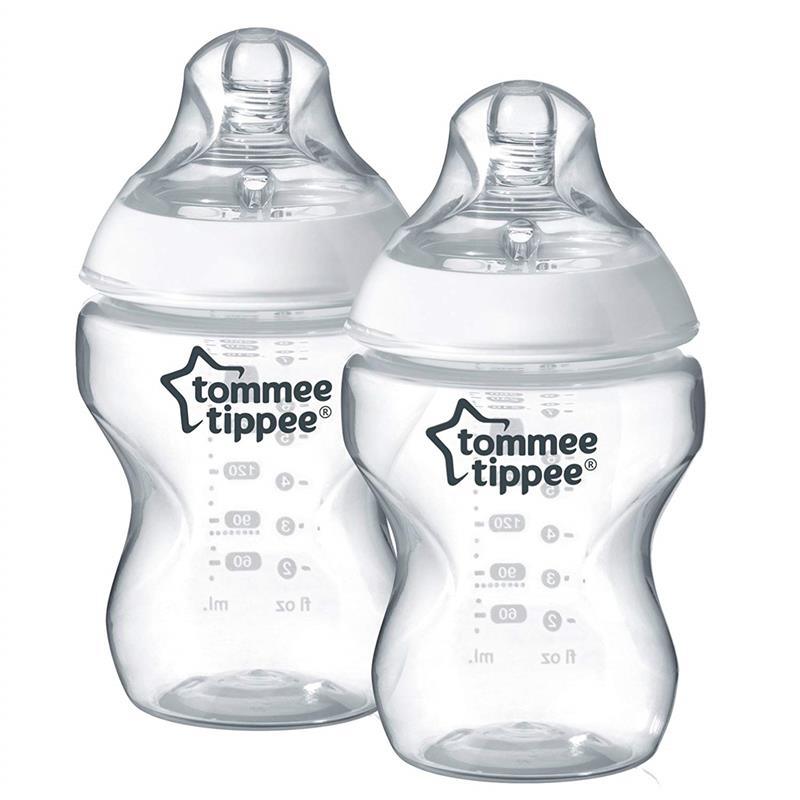 Tommee Tippee - Closer To Nature Newborn Baby Bottle Feeding Starter Set Kit - White Image 2