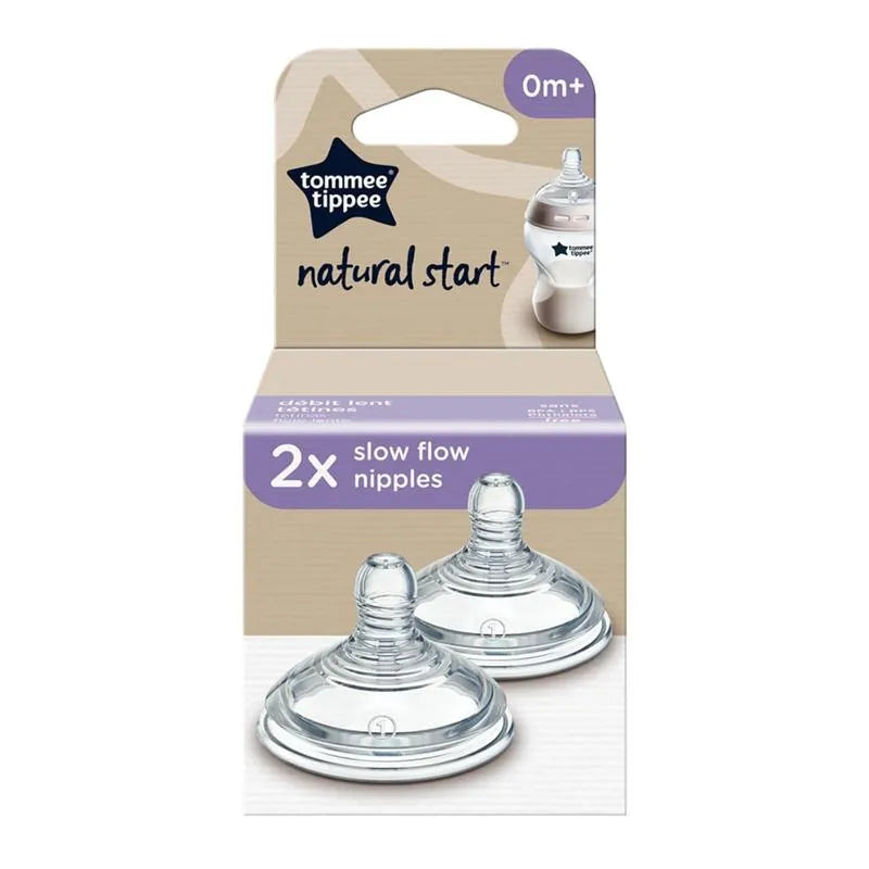 Tommee Tippee - 2Pk Natural Start Baby Bottle Nipples Slow Flow, 0M+ Image 6