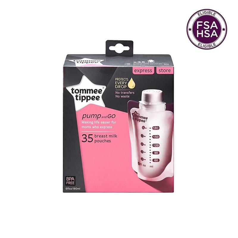 Tommee Tippee - Pump & Go 35Ct 6Oz Breast Milk Pouch Image 6