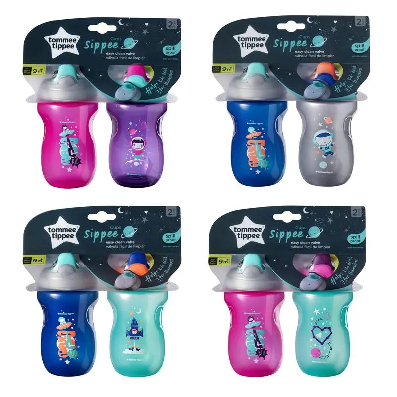 Tommee Tippee - 2Pk Sippee Cup 10Oz, Colors/Themes May Vary Image 2