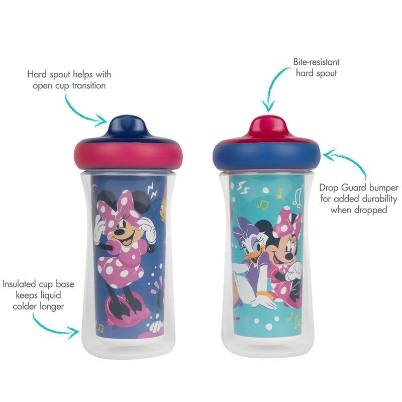 Tomy - 2Pk Disney Minnie Mouse Insulated Sippy Cup 9Oz Image 5