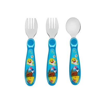Tomy - 3Pk Baby Shark Flatware Image 1