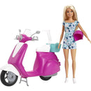 Tomy - Barbie Doll & Scooter Playset Image 5