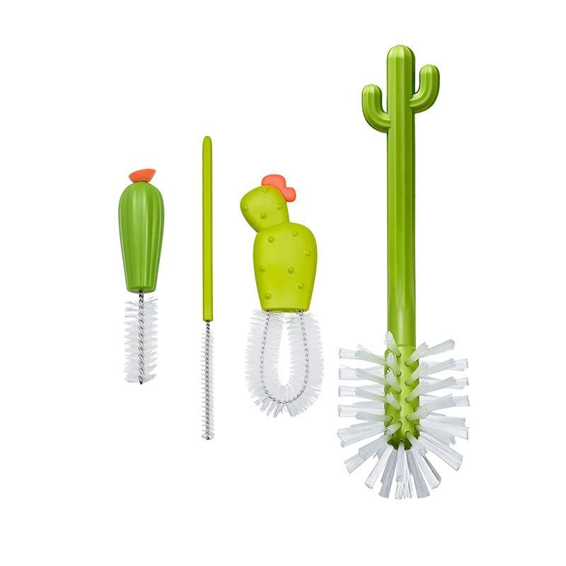 Tomy Boon Cacti Bottle Cleaning Brush Set with Vase, 5 pc Image 1